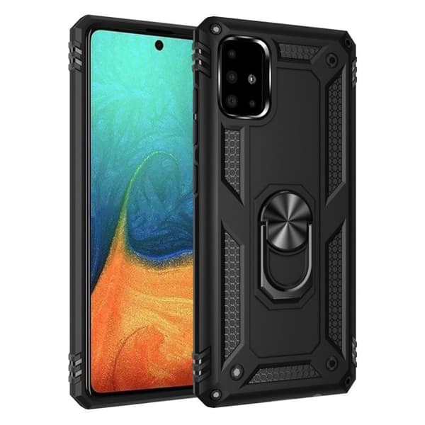 Bofink Combat Samsung Galaxy A71 deksel - Svart Black
