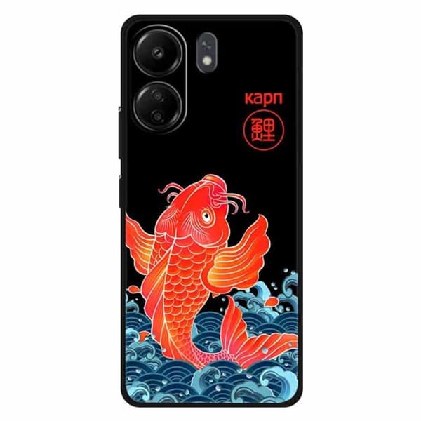 Imagine Xiaomi Redmi 13C / Xiaomi Poco C65 deksel - Gullkarpe Gold