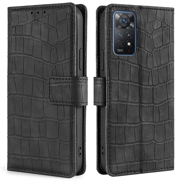 Croco Xiaomi Redmi Note 11S 5G / Xiaomi Redmi Note 11 Pro cover - Sort Black