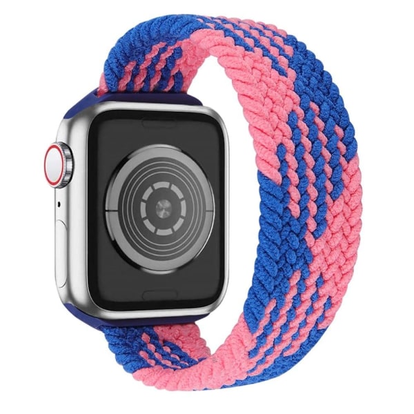 Apple Watch (45mm) elastic watch strap - Blue / Pink Splicing / Multicolor
