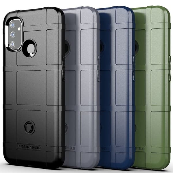 robust skjold etui - OnePlus Nord N100 - sort Black