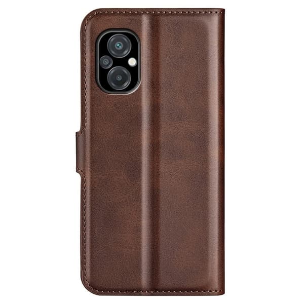 Lompakko Nahkakotelo For Xiaomi Poco M5 - Ruskea Brown