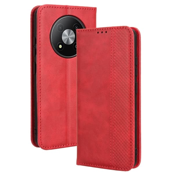 Bofink Vintage ZTE Blade A73 nahkakotelo - Punainen Red