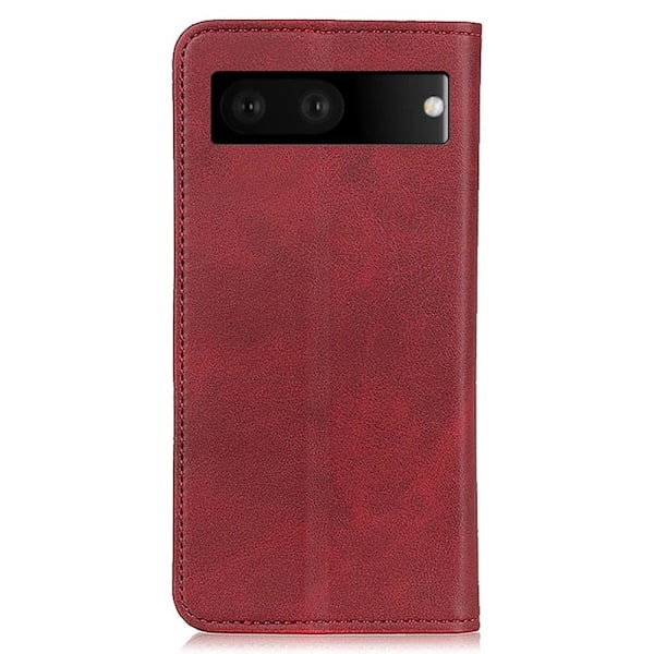 Äkta läder Google Pixel 7 fodral - Röd Röd