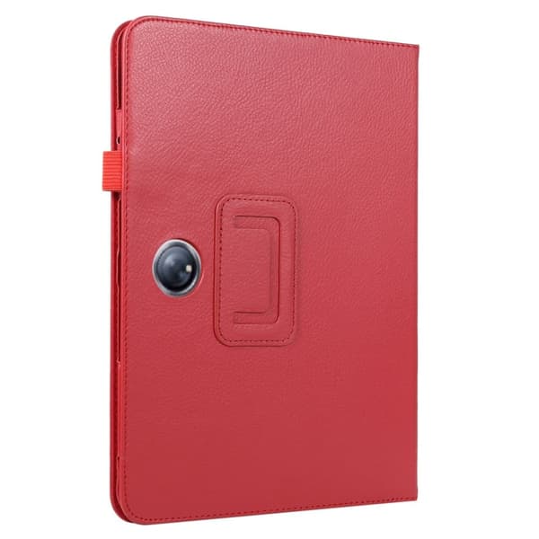 Foldbart etui med Lichi-tekstur til OnePlus Pad - Rød Red