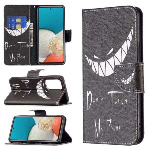 Wonderland Samsung Galaxy A53 5G flip etui - Grin Black