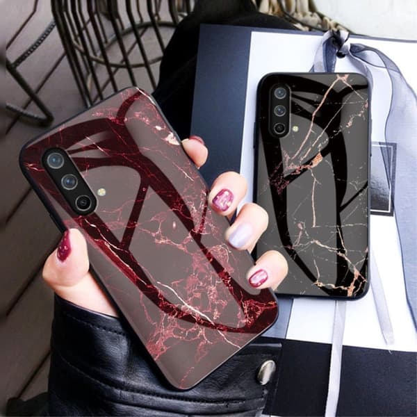 Fantasy Marble OnePlus Ce 5g Suojakuori - Musta Marble Black