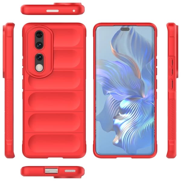 Blødt grebsformet cover til Honor 90 Pro - Rød Red