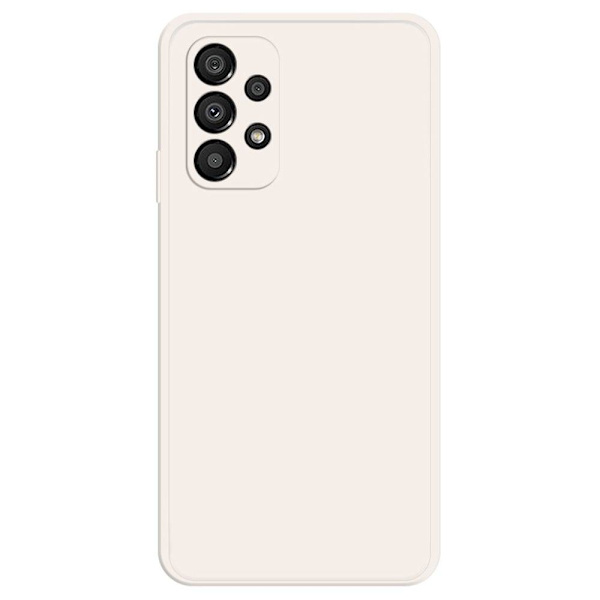 Avfasat gummerat droppskydd för Samsung Galaxy A33 5G - Beige Brun