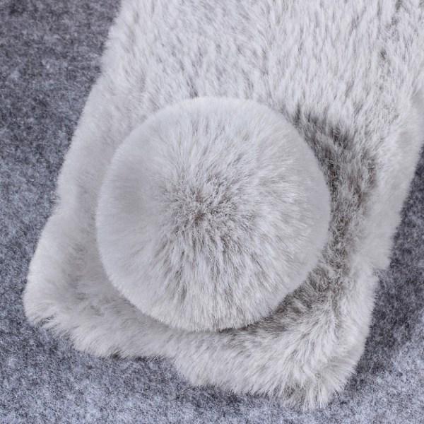 Fluffy Rabbit Huawei P30 Pro skal - Silver/Grå Silvergrå