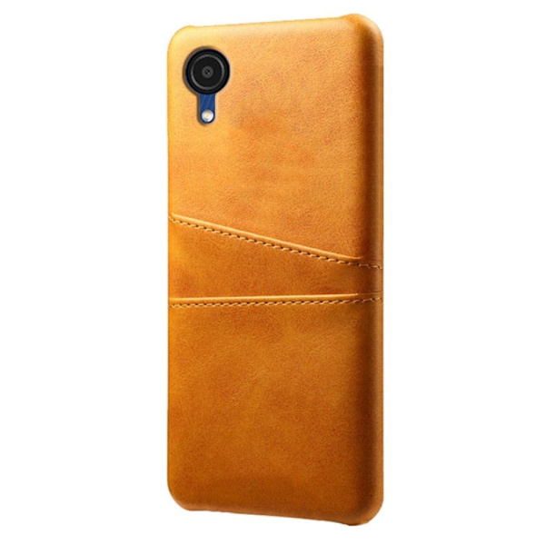 Dual Card Etui Samsung Galaxy A23e - Orange Orange