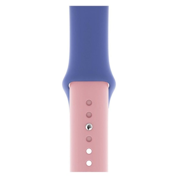 Apple Watch Series 4 40mm contrast farve Urrem - Blå / Pink Multicolor