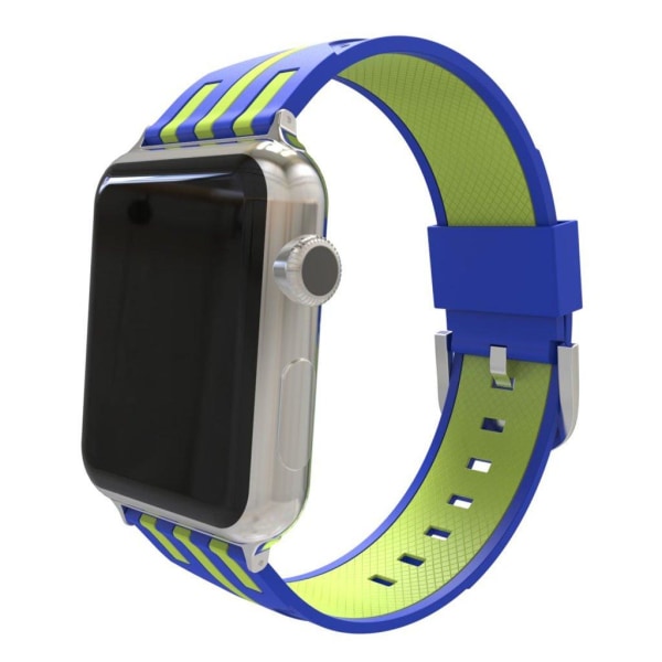 Apple Watch Series 4 40mm erstatnings urrem i silikone med kontr Multicolor