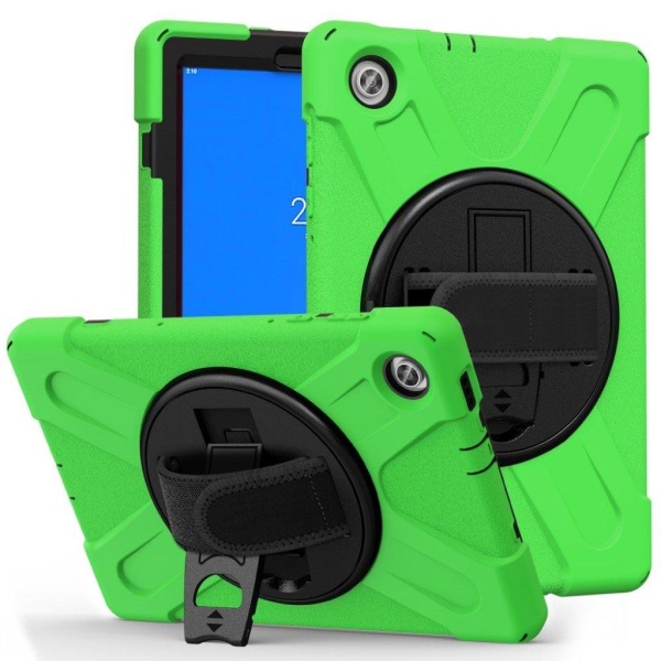 Lenovo Tab M10 FHD Plus 360 swivel silicone case - Green Green