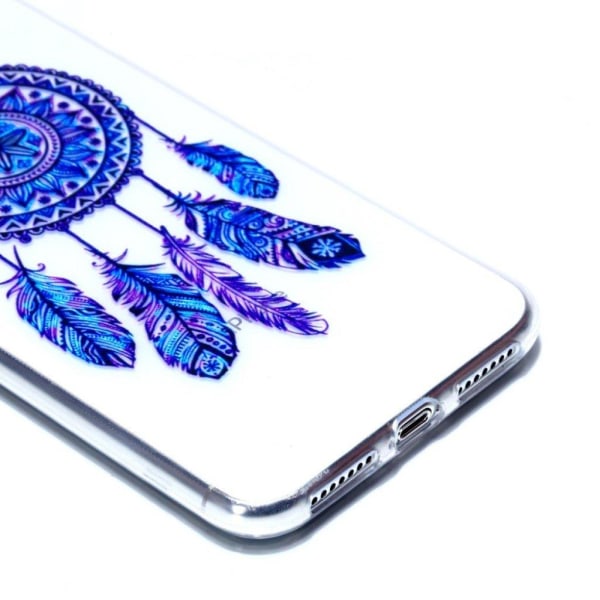 iPhone 9 Plus Kuviollinen Pehmeä ja Joustava Muovinen Takasuoja Multicolor