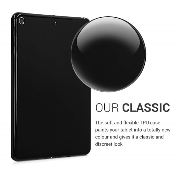 iPad Mini (2019) enkelt och flexibelt fodral Svart