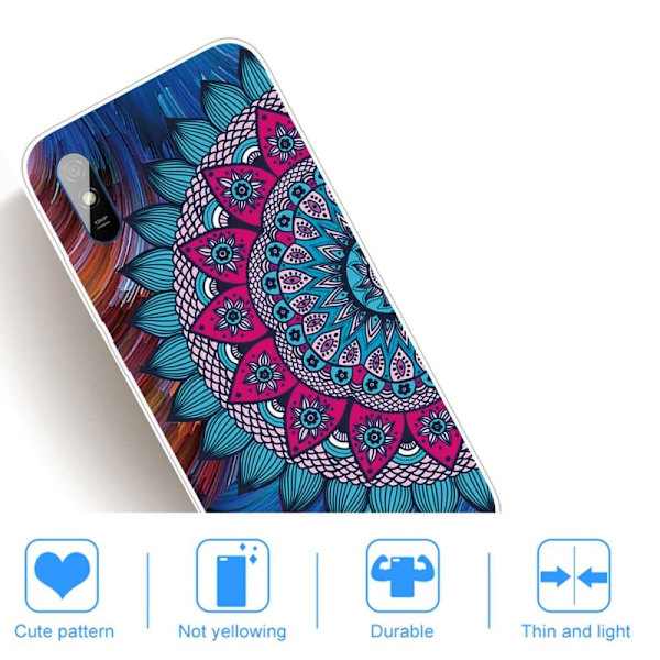 Deco Xiaomi Redmi 9A Etui - Mandala Multicolor
