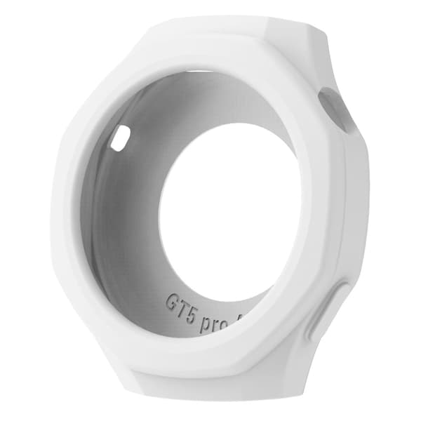 Huawei Watch GT 5 Pro 46mm Klockfodral Mjukt silikonskydd - Vit Vit