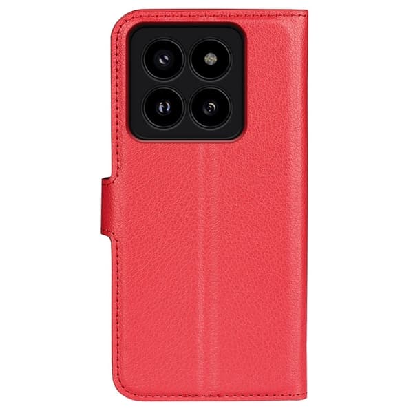 Klassisk Xiaomi 14 Pro flip etui - Rød Red