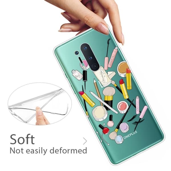 Deco OnePlus 8 Pro deksel - Sminke Multicolor