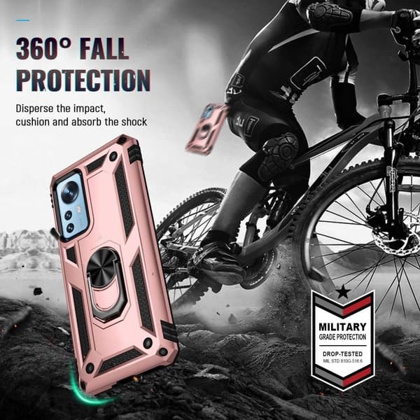 Bofink Combat Xiaomi 12 Pro skal - Rosa Rosa