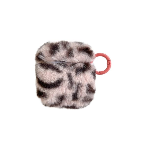 Airpods leopardi tekoturkiskotelo soljella - Pinkki Pink