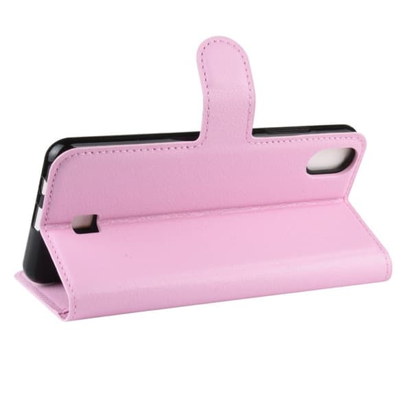 Classic LG K20 (2019) flip etui - Pink Pink