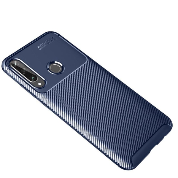 Carbon Shield Huawei Y6p kuoret - Sininen Blue
