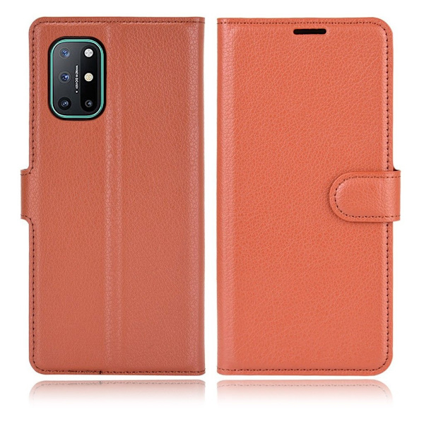 Classic OnePlus 8T Flippetui - Brun Brown
