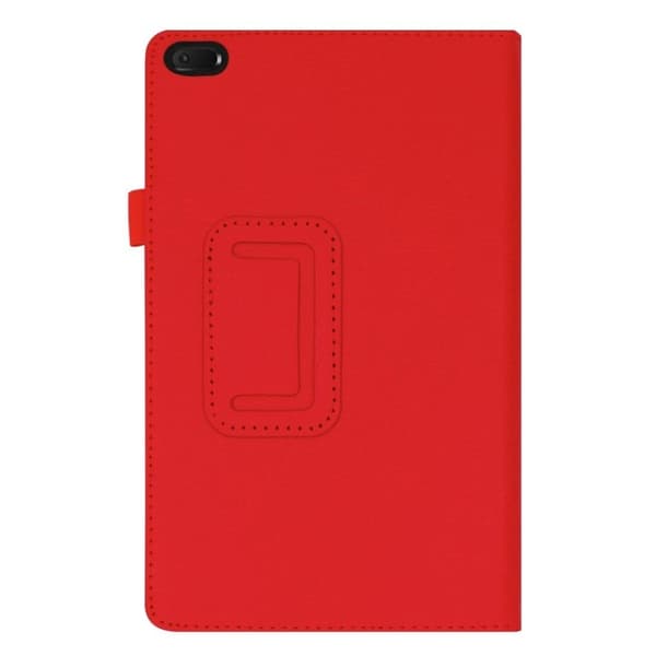 Lenovo Tab E8 Litchi Skinnetui - Rød Red