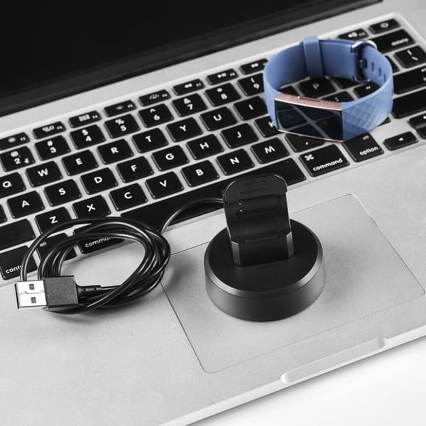 Fitbit Charge 3 USB lataustelakka ja kaapeli Black