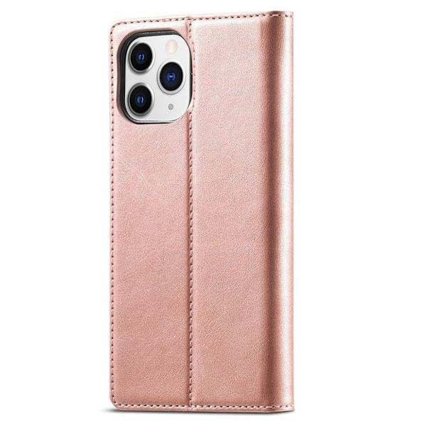 LC.IMEEKE iPhone 13 Pro flip etui - Lyserød Pink