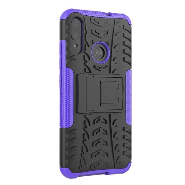 Offroad Motorola Moto E6 Plus skal - Lila Lila