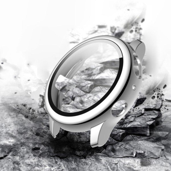 Samsung Galaxy Watch Active 2 - 40mm electroplating frame - Silv Silvergrå