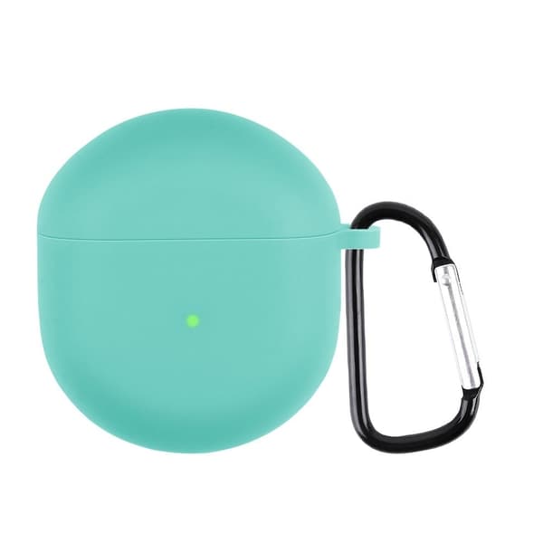 OnePlus Buds silikoneetui med karabinhage - Grøn Green