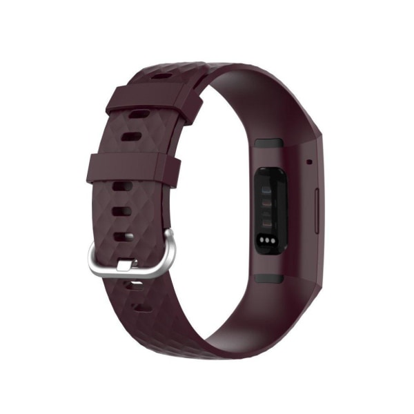 Fitbit Charge 3 / 4 durable watch band - Dark Brown Brown