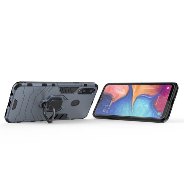 Ring Guard  Samsung Galaxy A20s cover - Blå Blue