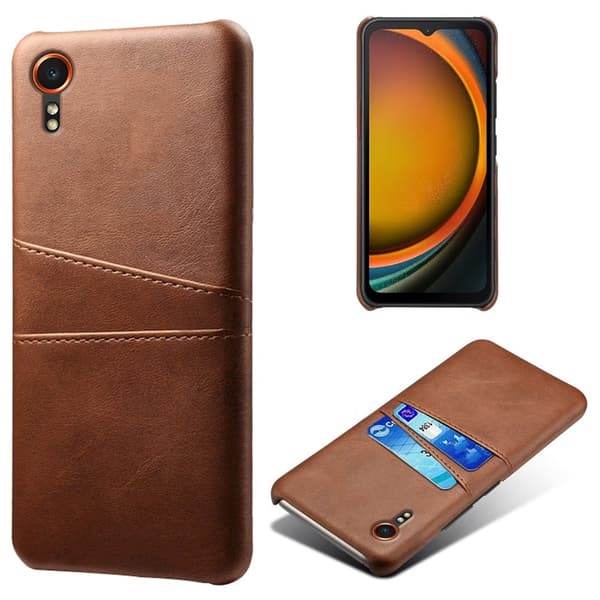 Dual Card Samsung Galaxy Xcover 7 deksel - Brun Brown