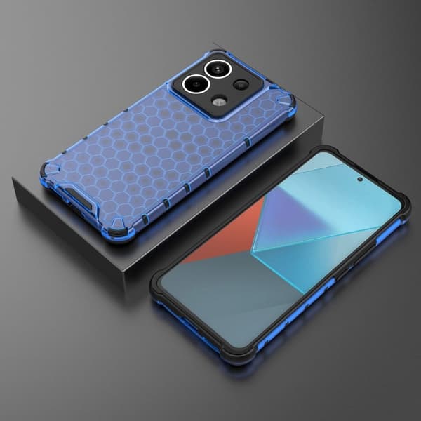 Bofink Honeycomb Xiaomi Redmi Note 13 Pro 5G  / Xiaomi Poco X6 skal - Blå Blå