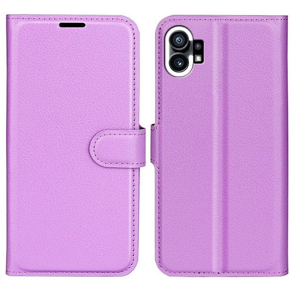 Klassisk Nothing Phone (1) Flip Etui - Lilla Purple