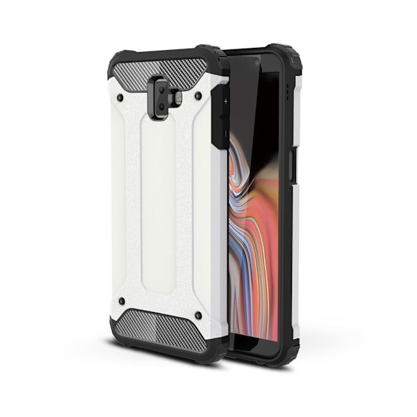Samsung Galaxy J6 Plus (2018) armor guard kombo etui - Hvid White