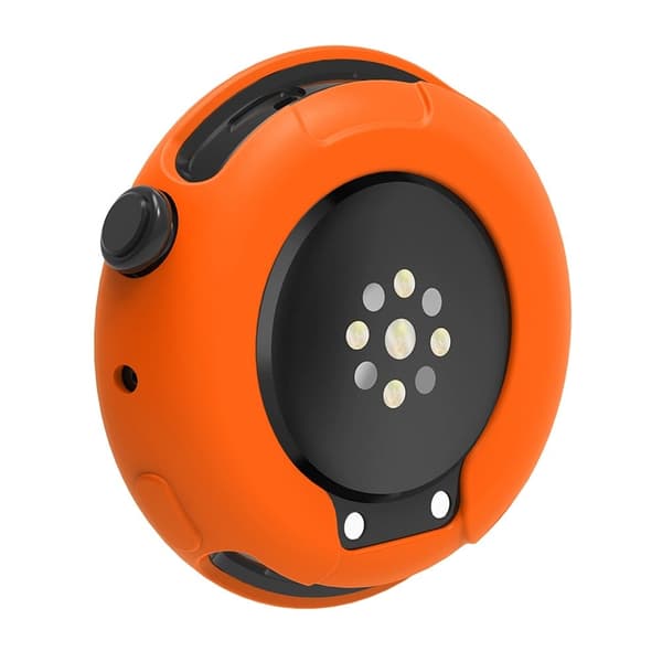 vivo Watch 3 Case Soft Silicone Protective Shell Frame Hollow-Out - Orange Orange