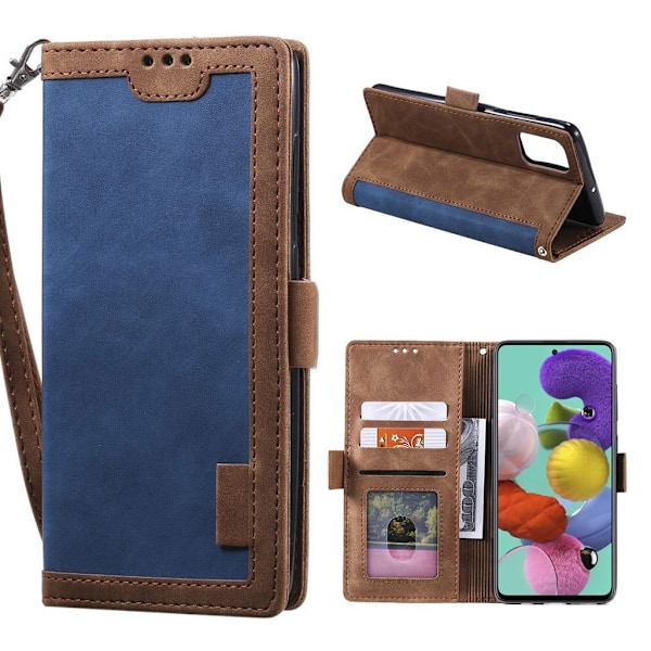 Surburbian Samsung Galaxy A51 flip etui - Blå Blue