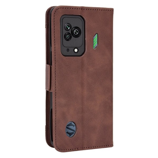 Moderne Xiaomi Black Shark 5 læderetui med pung - Brun Brown