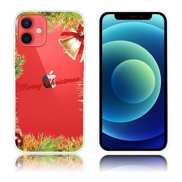 Christmas iPhone 12 Mini fodral - Holly and Bell Guld