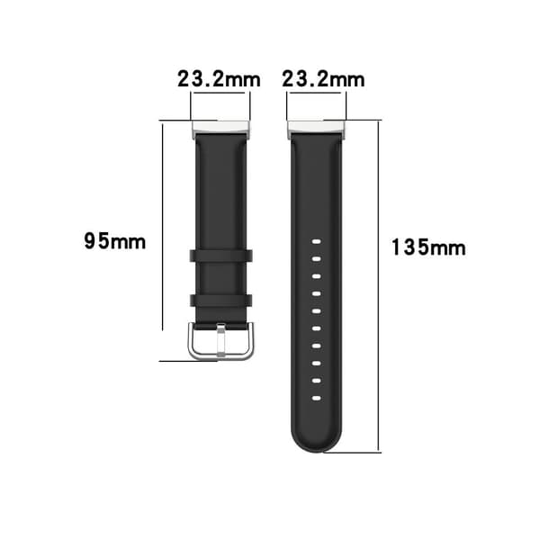 Fitbit Sense 2 / Versa 4 / 3 klokkerem i ekte skinn - Rosa Pink