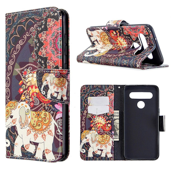 Wonderland LG K61 kotelot - Norsu Multicolor