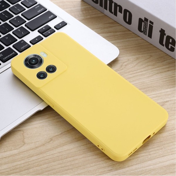 Matte Liquid OnePlus 10R / OnePlus Ace silikone cover - Gul Yellow