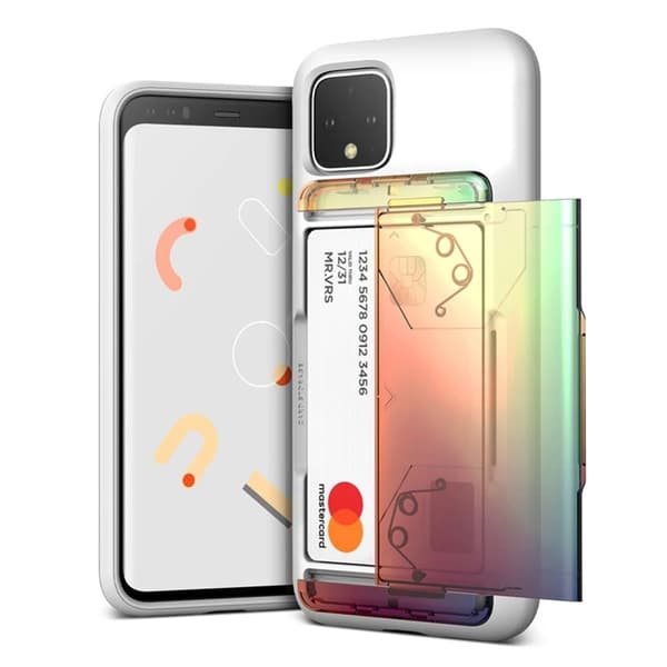 VRS Design Damda Glide Shield Google Pixel 4 XL:lle - Oranssi Violetti White