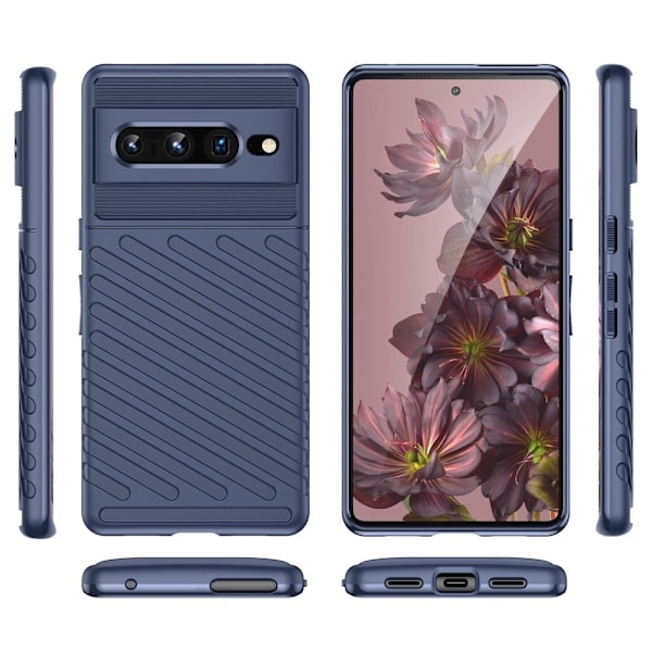 Thunder Google Pixel 7 Pro Suojakotelo - Sininen Blue
